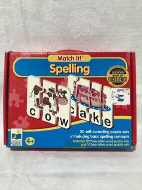 Match It! Spelling Puzzle Game 20 Self-correcting Word Sets The Learning Journey